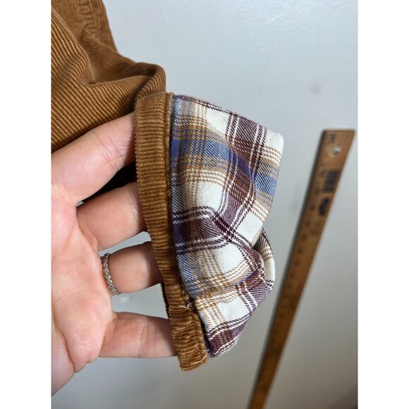OshKosh Corduroy Overalls Tan 4T Western Boho Festive Neutral Preppy Classic - Picture 12 of 13